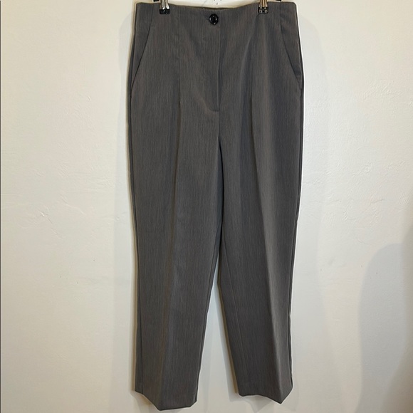 ZARA WIDE LEG TROUSER IN DARK GREY SIZE LARGE EXC CONDITION - Picture 2 of 9